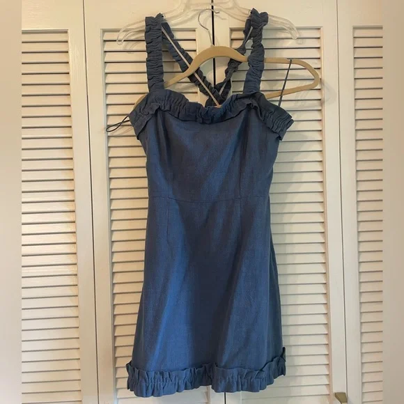 SAYLOR | Dresses | Saylor Blue Dress Worn Twice | Poshmark
